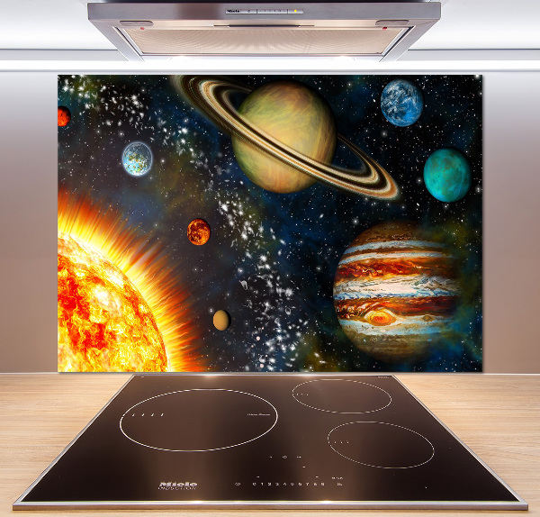 Cooker splashback Solar system