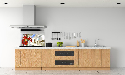 Glass splashback Colorful fruit