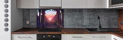 Kitchen splashback East architecture