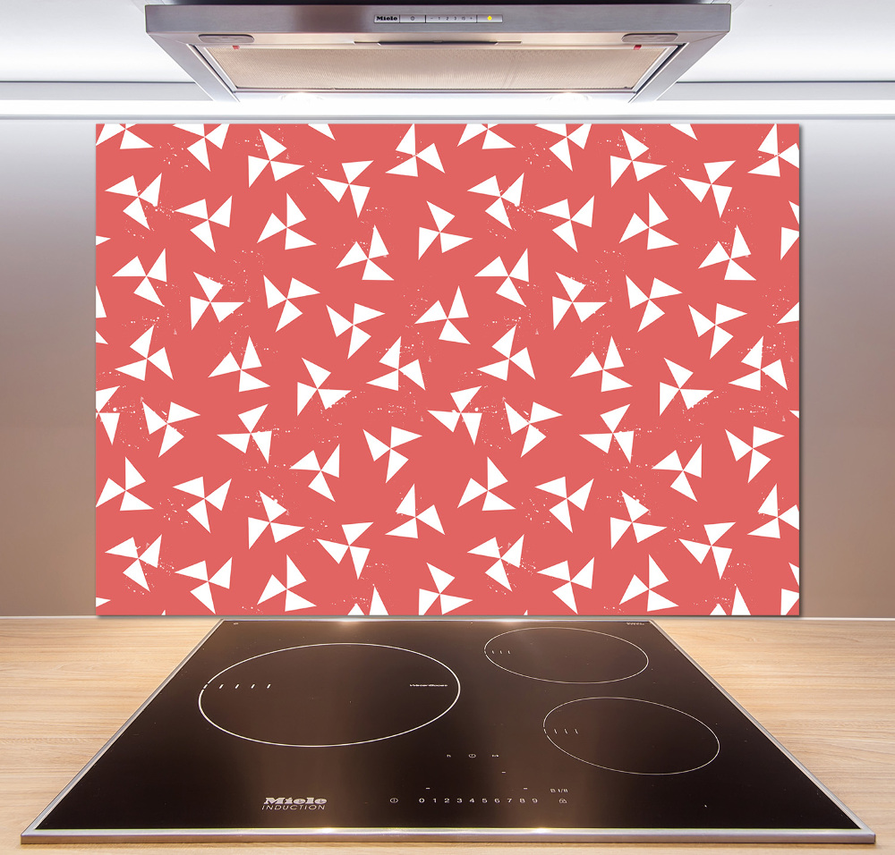 Cooker splashback Geometric background