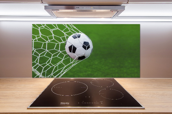 Cooker splashback Ball in the goal