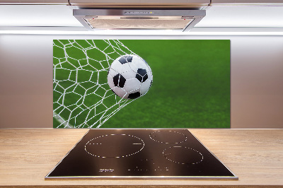 Cooker splashback Ball in the goal