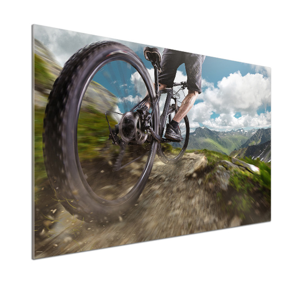 Cooker splashback Mountain biking