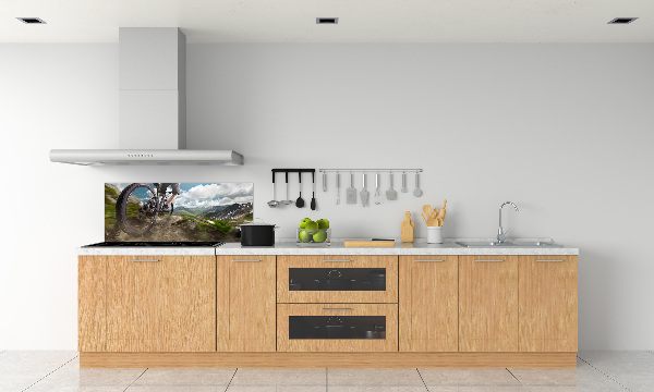 Cooker splashback Mountain biking