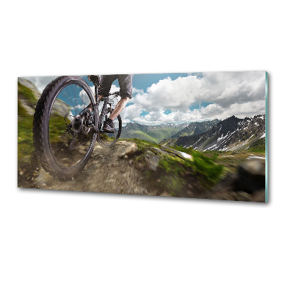 Cooker splashback Mountain biking