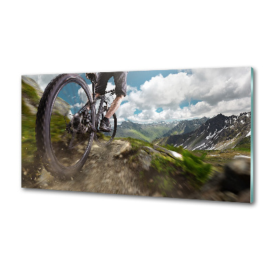 Cooker splashback Mountain biking