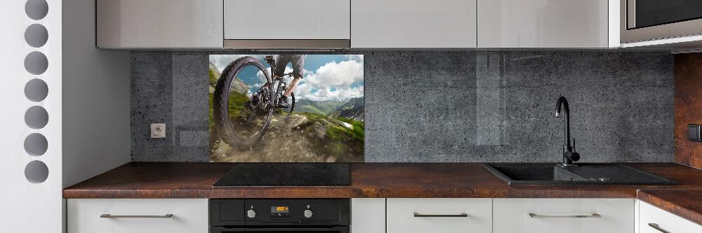 Cooker splashback Mountain biking