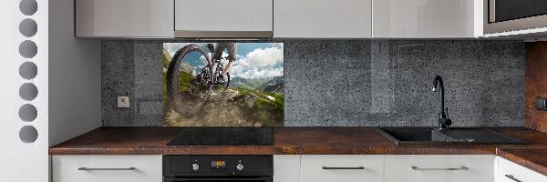 Cooker splashback Mountain biking