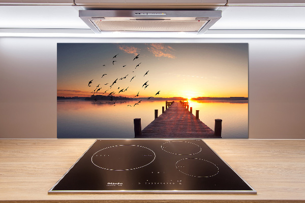 Kitchen wall panels Sunset