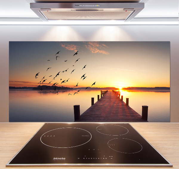 Kitchen wall panels Sunset