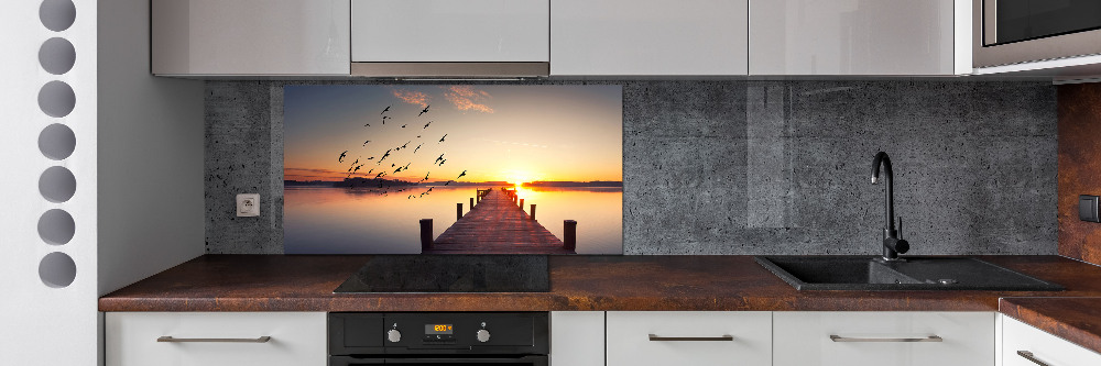 Kitchen wall panels Sunset