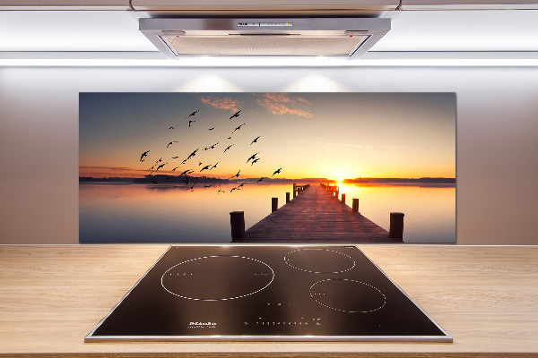 Kitchen wall panels Sunset