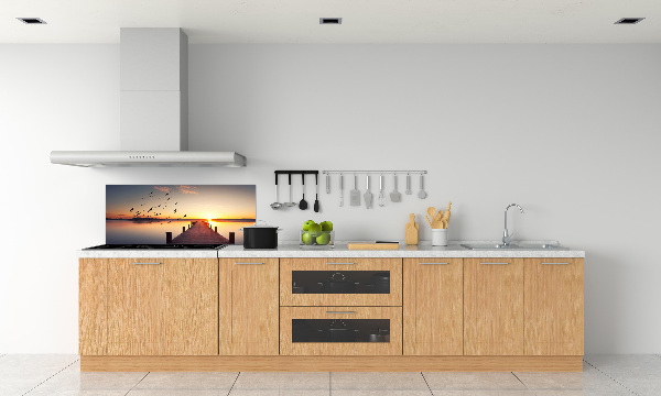 Kitchen wall panels Sunset