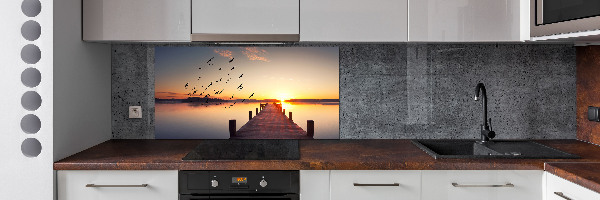 Kitchen wall panels Sunset