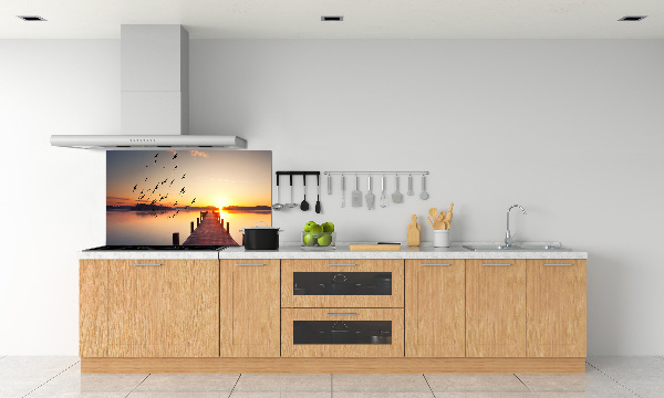 Kitchen wall panels Sunset