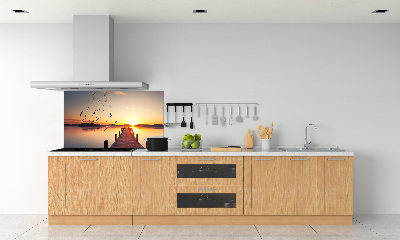 Kitchen wall panels Sunset