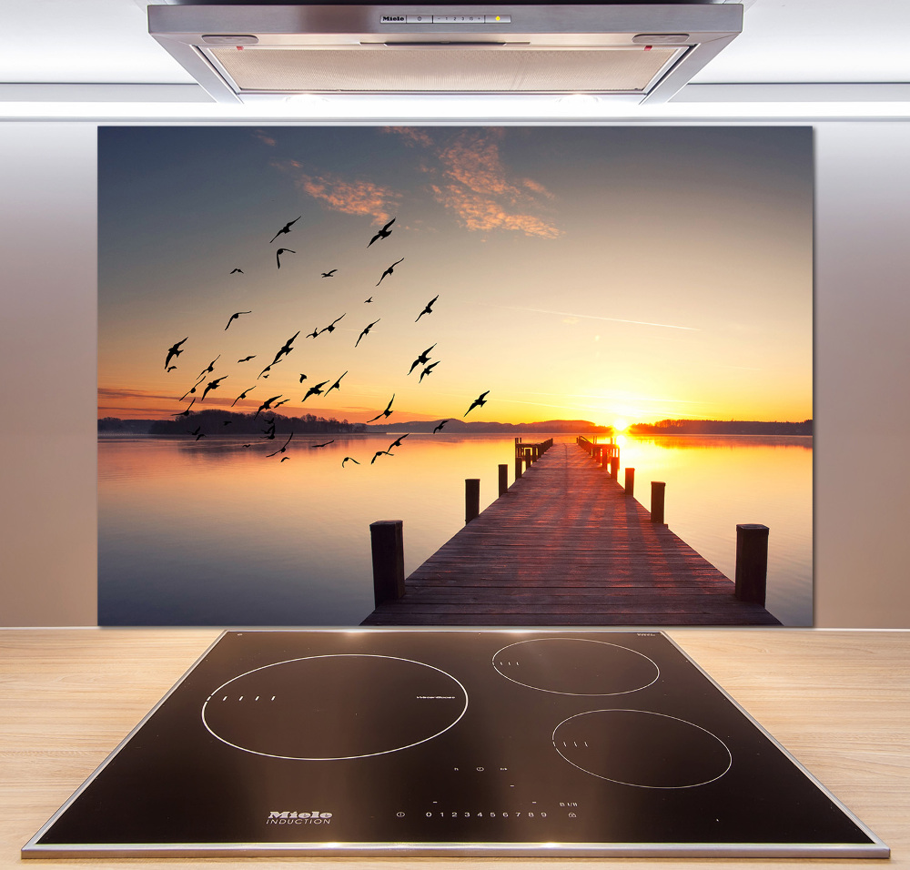 Kitchen wall panels Sunset