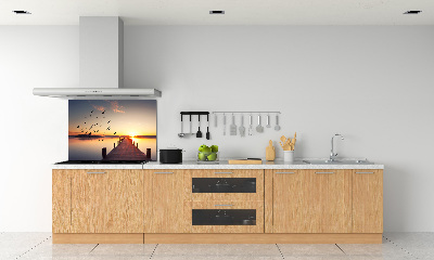 Kitchen wall panels Sunset