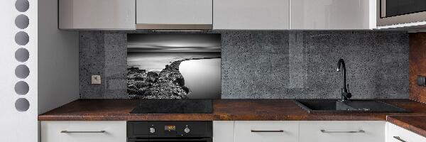 Kitchen wall panels Stony beach