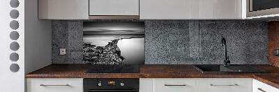 Kitchen wall panels Stony beach