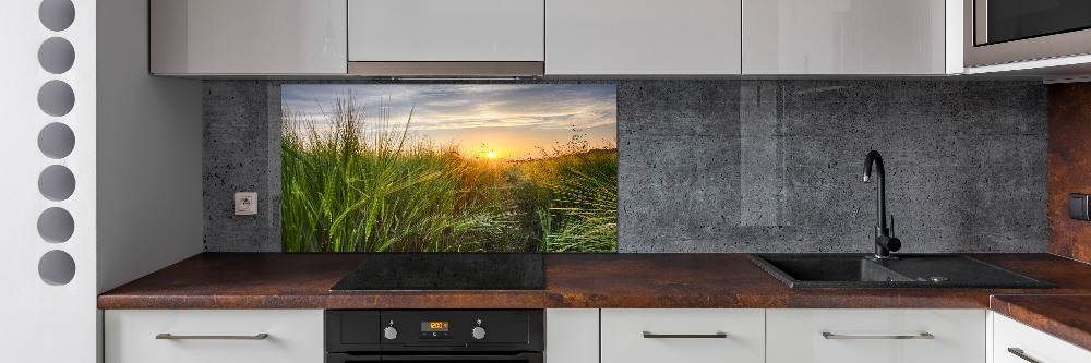 Kitchen splashback Wheat field