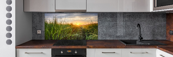 Kitchen splashback Wheat field