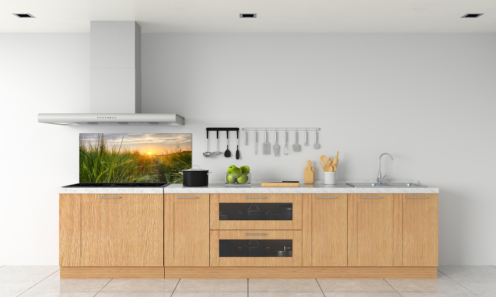 Kitchen splashback Wheat field