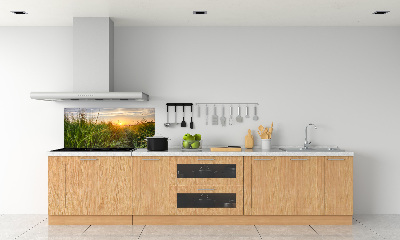 Kitchen splashback Wheat field