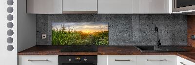 Kitchen splashback Wheat field