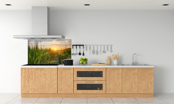 Kitchen splashback Wheat field