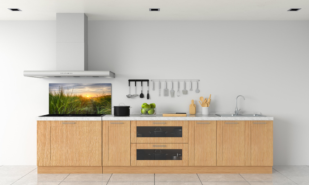 Kitchen splashback Wheat field