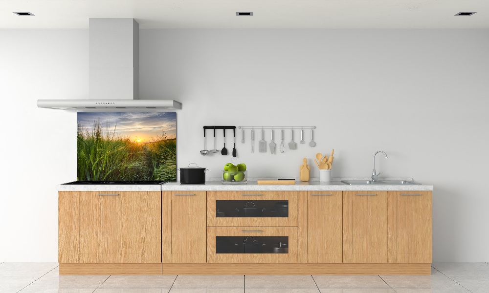 Kitchen splashback Wheat field