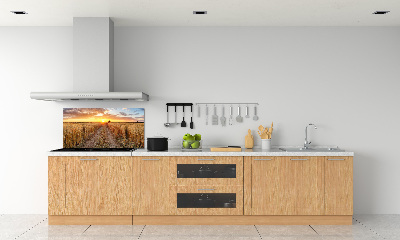 Kitchen splashback Wheat field