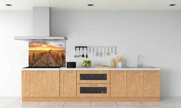 Kitchen splashback Wheat field