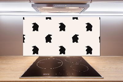 Kitchen splashback Bears