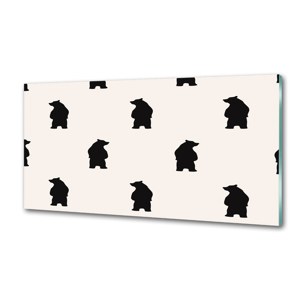 Kitchen splashback Bears