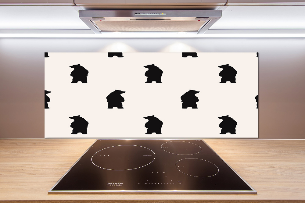 Kitchen splashback Bears