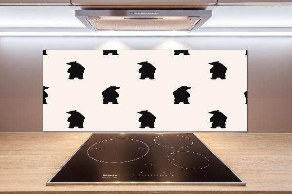 Kitchen splashback Bears