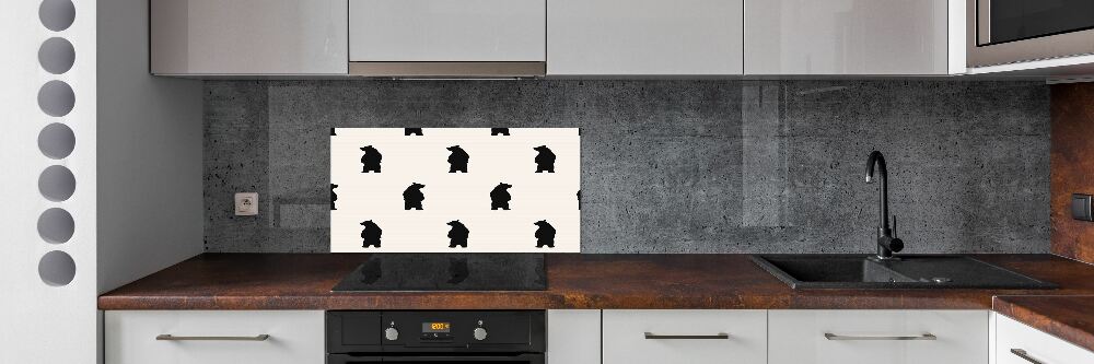 Kitchen splashback Bears