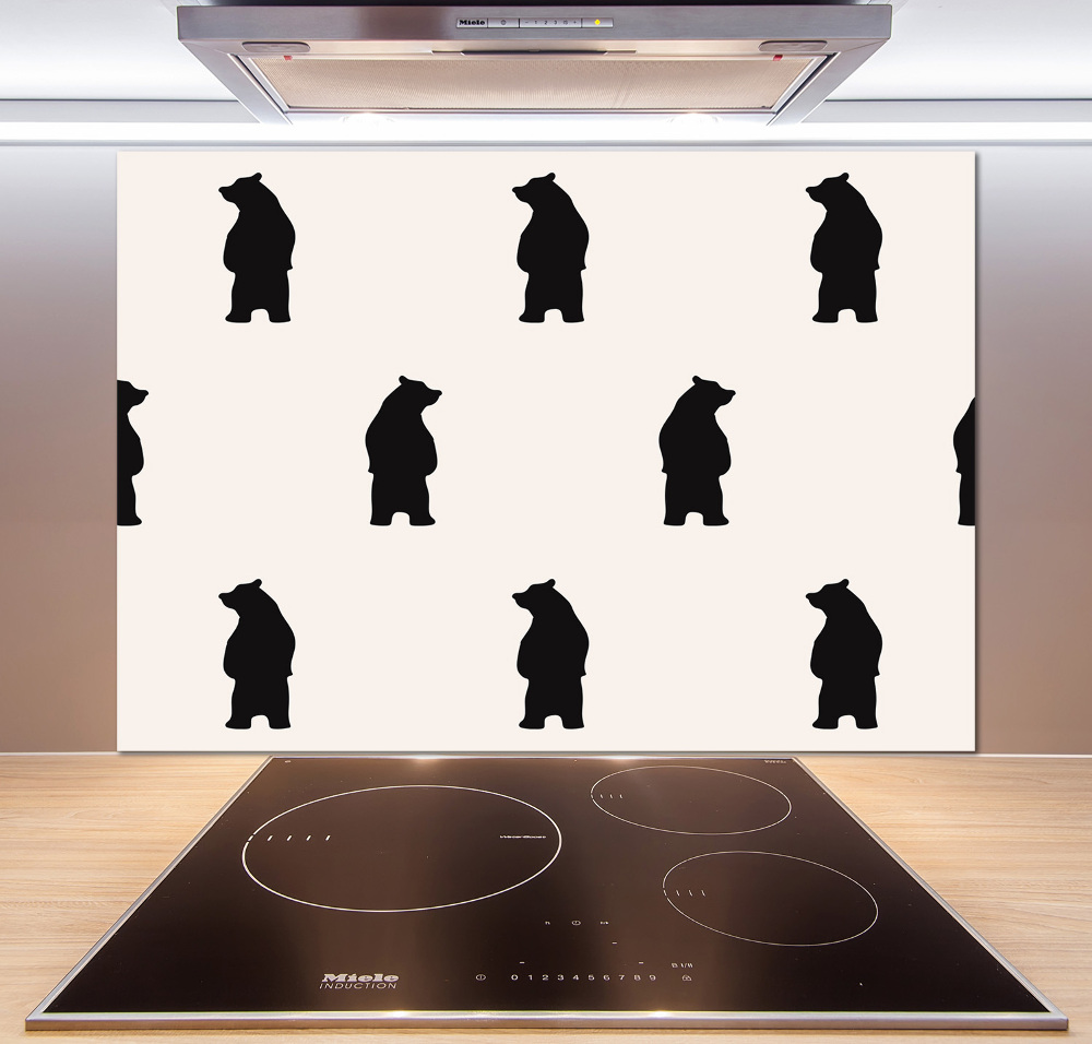 Kitchen splashback Bears