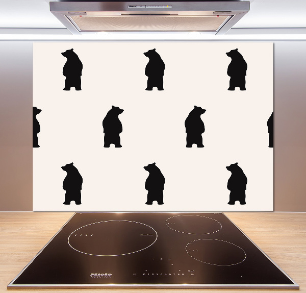 Kitchen splashback Bears