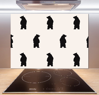 Kitchen splashback Bears