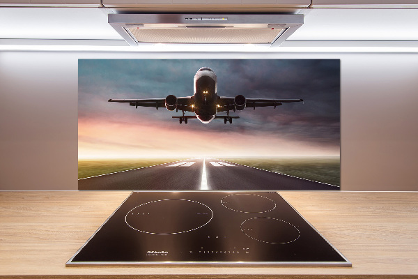 Cooker splashback Starting plane