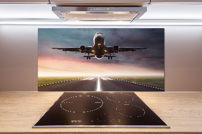 Cooker splashback Starting plane