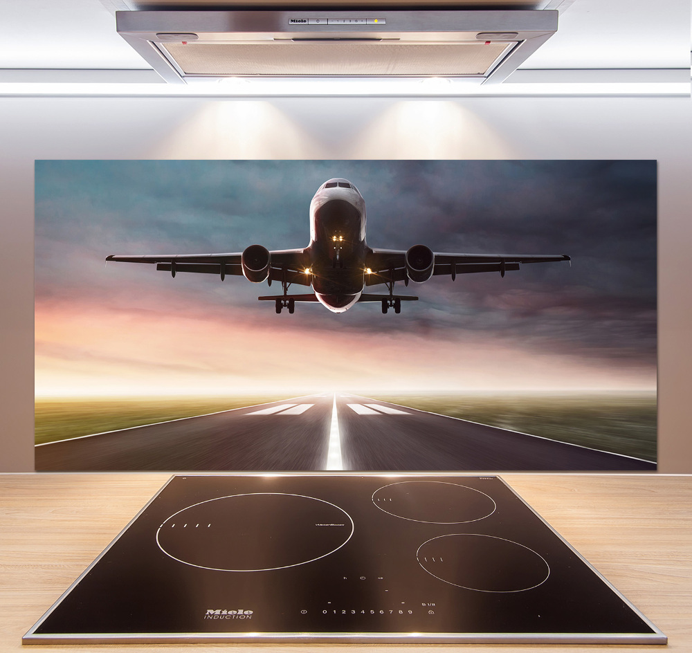 Cooker splashback Starting plane