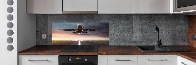 Cooker splashback Starting plane