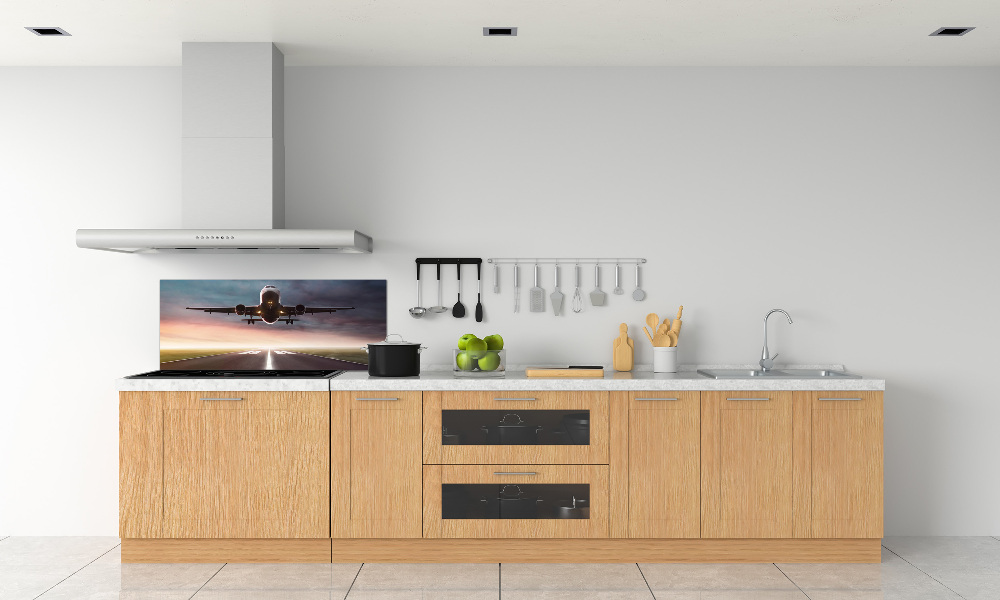 Cooker splashback Starting plane