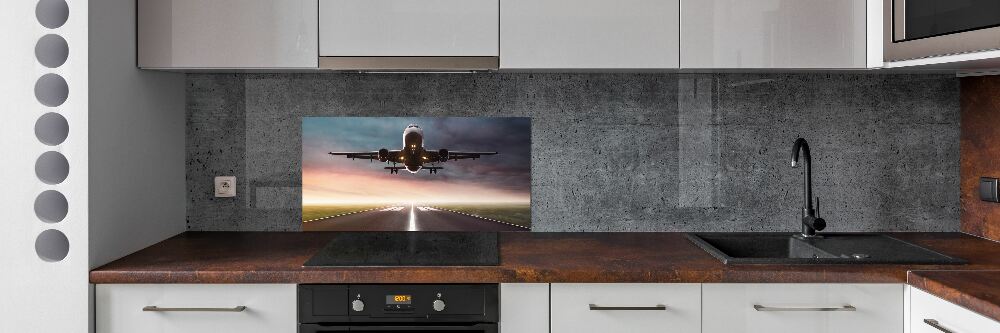 Cooker splashback Starting plane