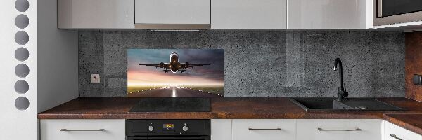 Cooker splashback Starting plane