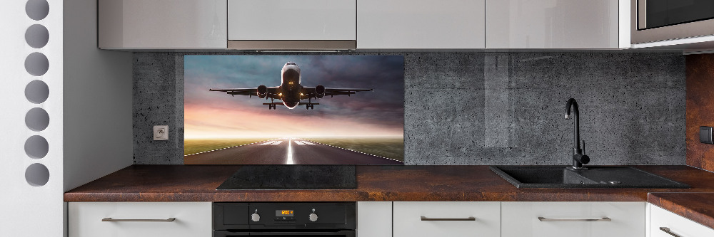 Cooker splashback Starting plane